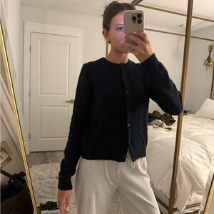 h&m navy cardigan